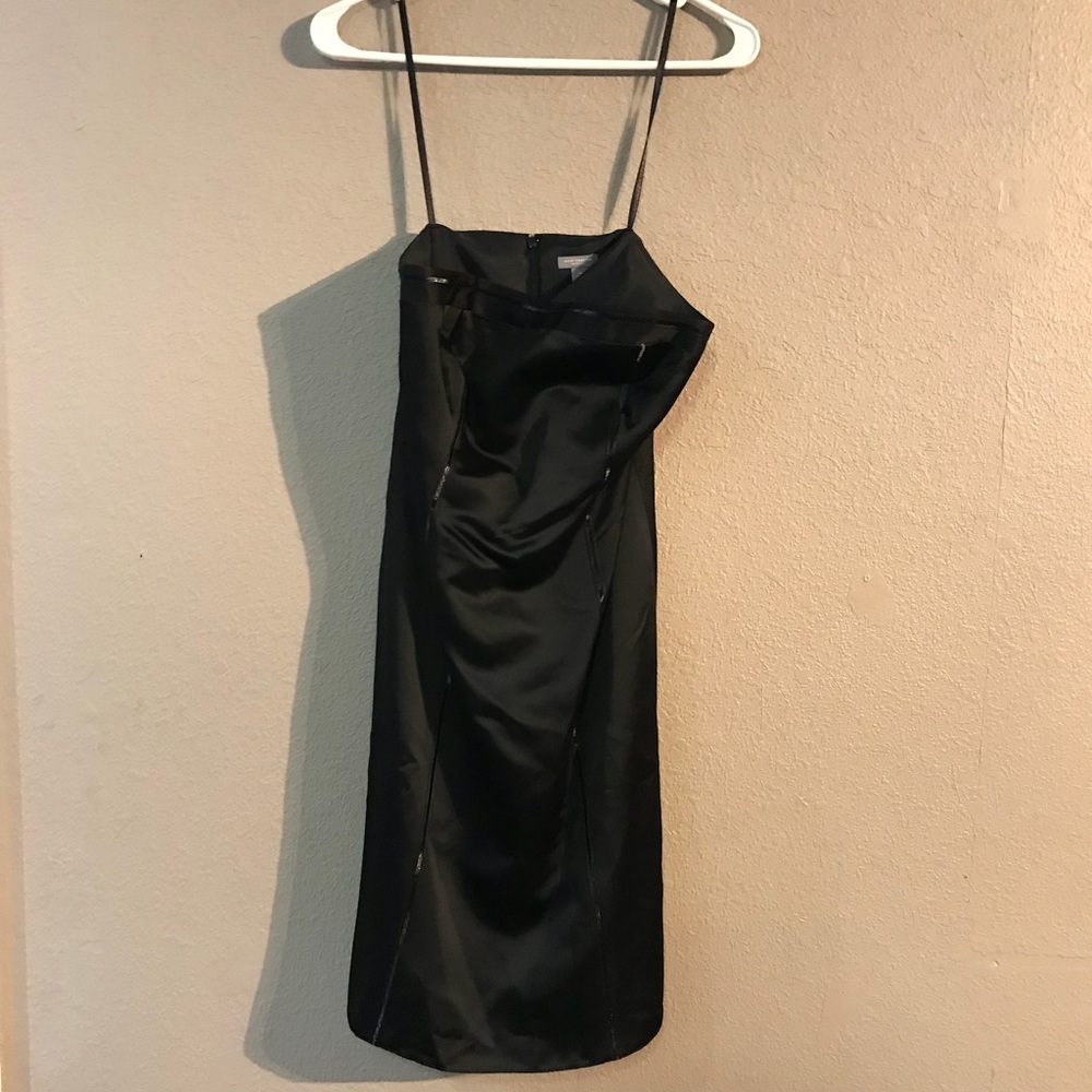 NWT Size 6P Ann Taylor Black Strapless Dress